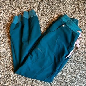 Figs - Teal Set - Small Top & Medium Tall Pants